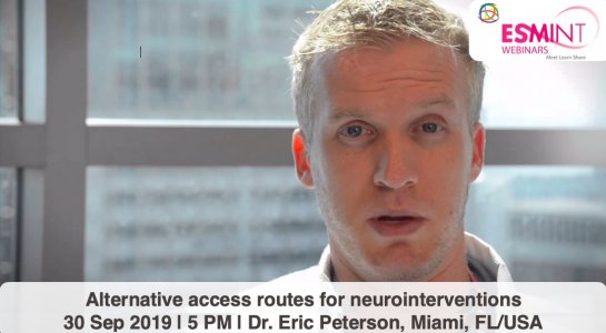 Webinar: Access routes in neurointerventions with Dr. Peterson.